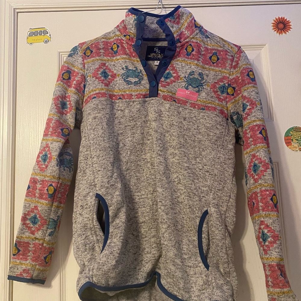 Size:small. Color: pink grey yellow blue